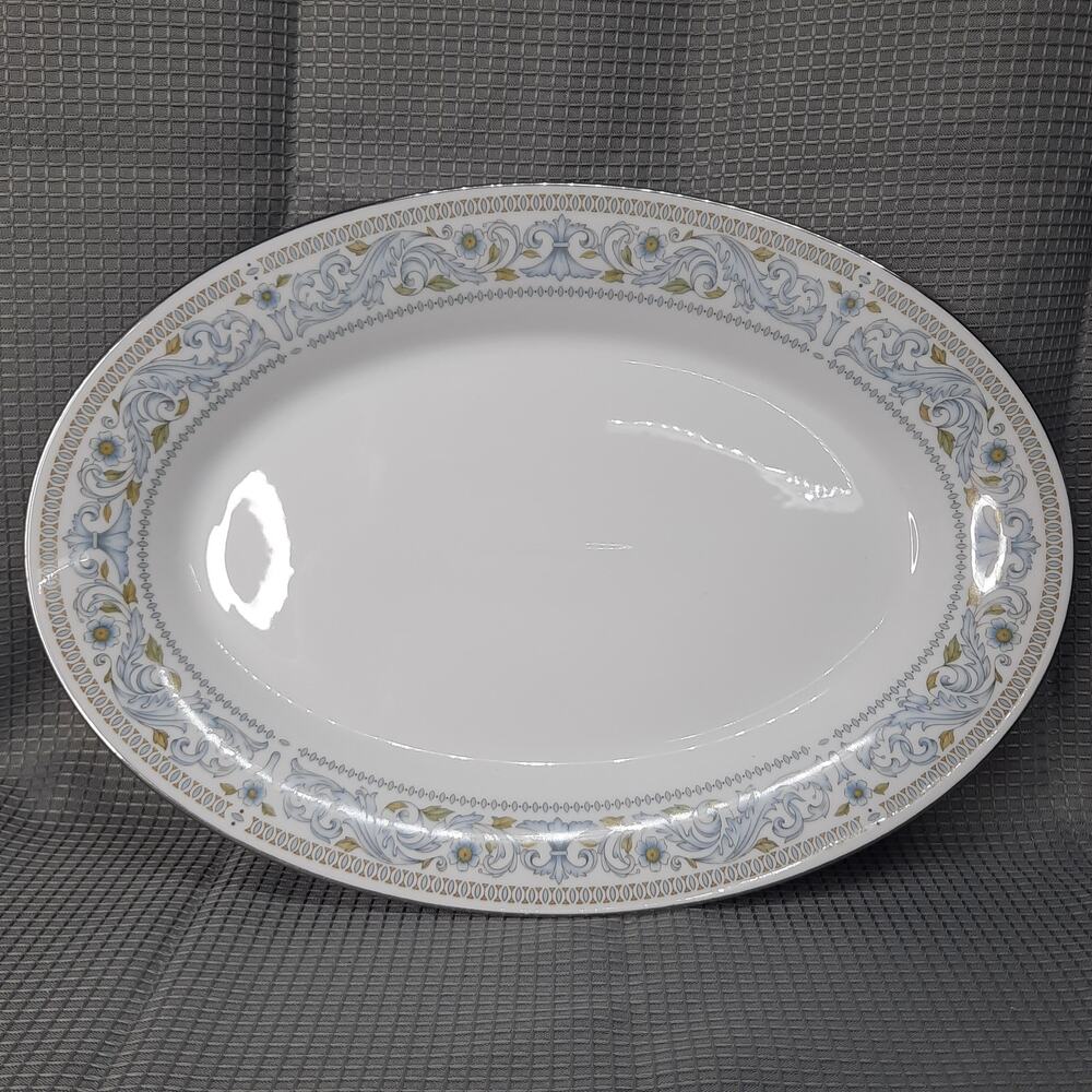 Vintage CROWN MING Princess Pattern 14" Oval Serving Platter